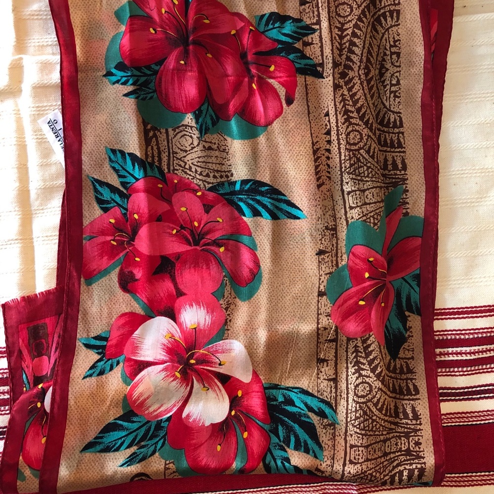 Oscar de larenta studio silk scarf